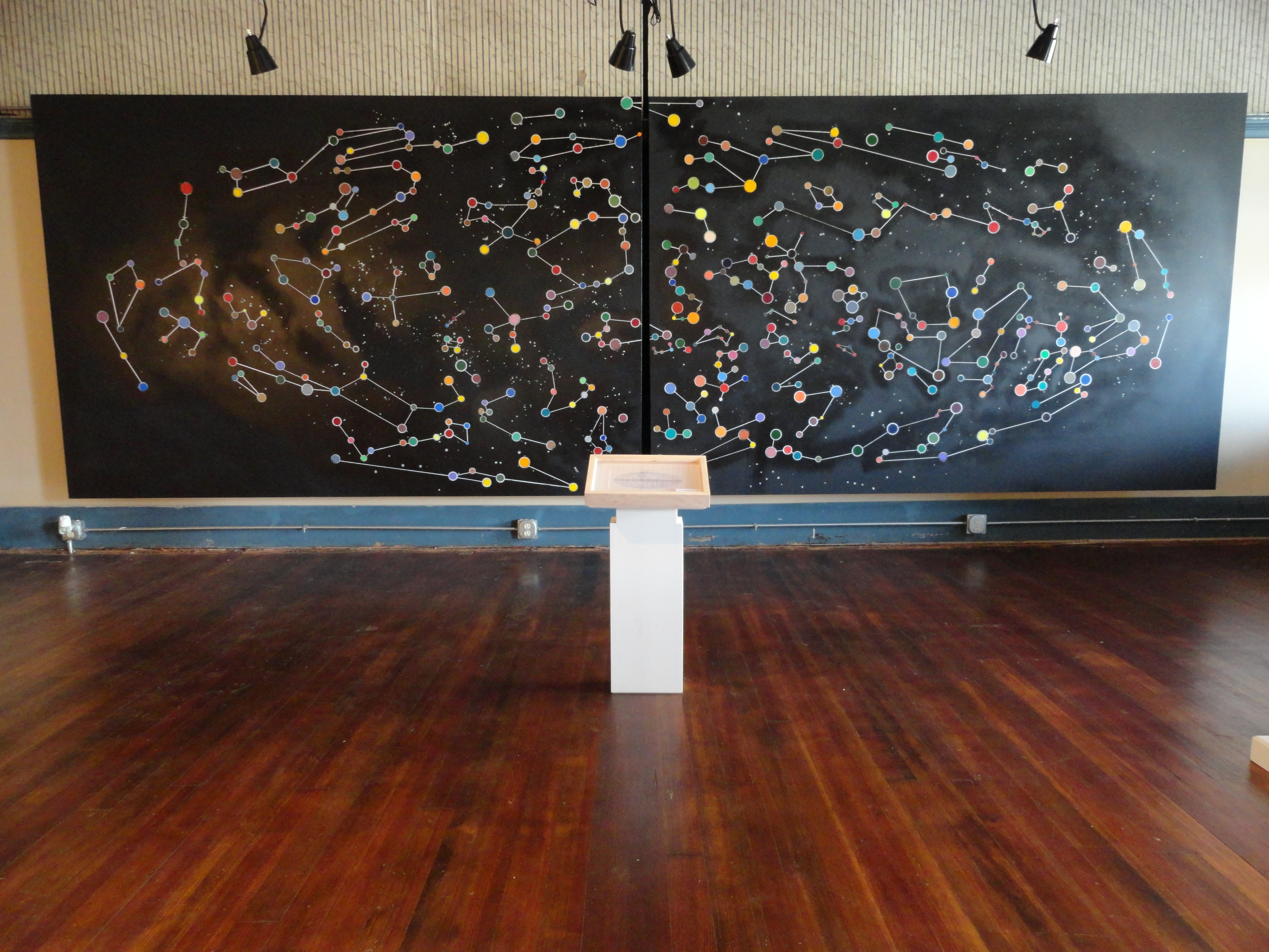 Constellation Map Painting