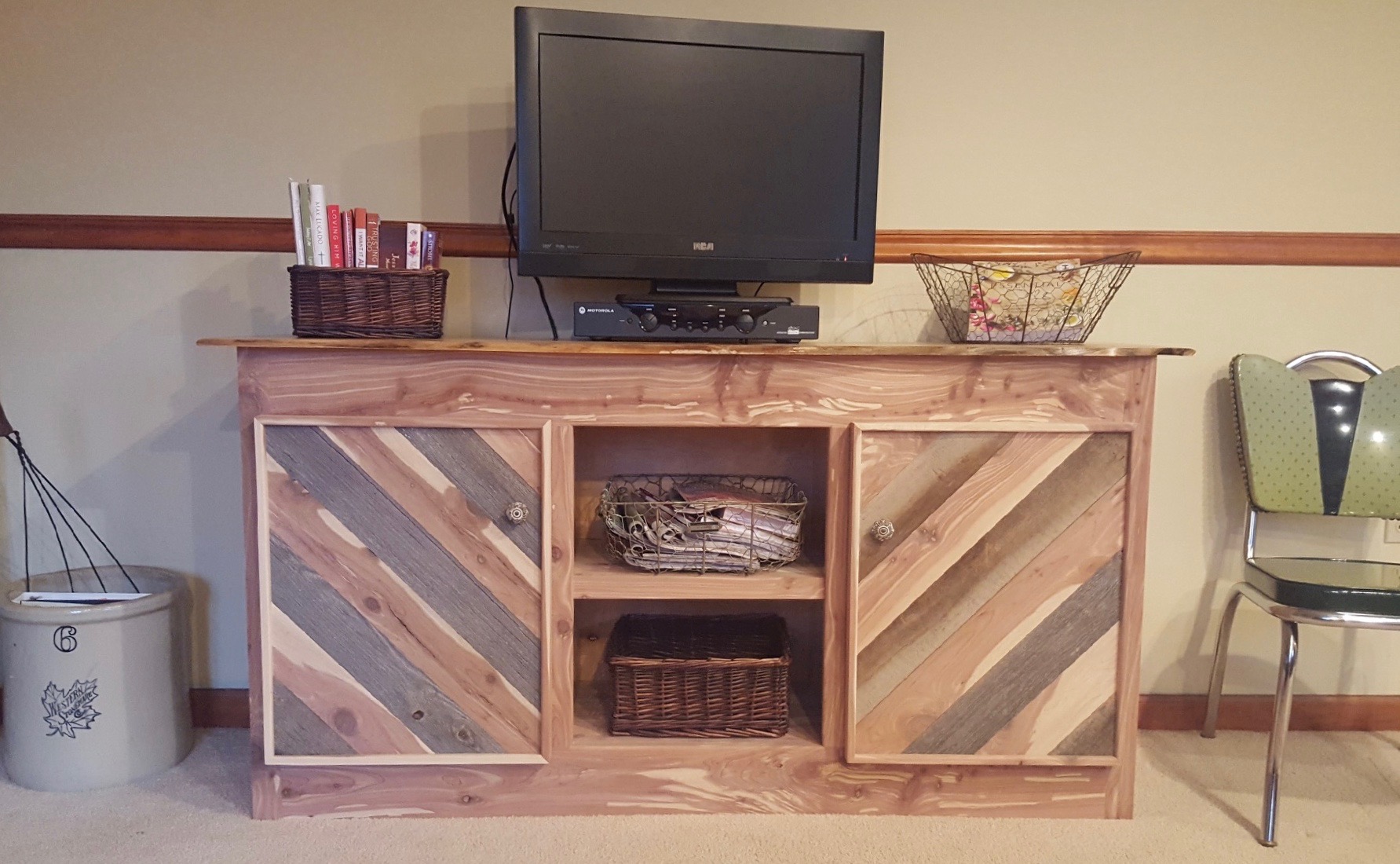 TV Stand, Custom Woodworking